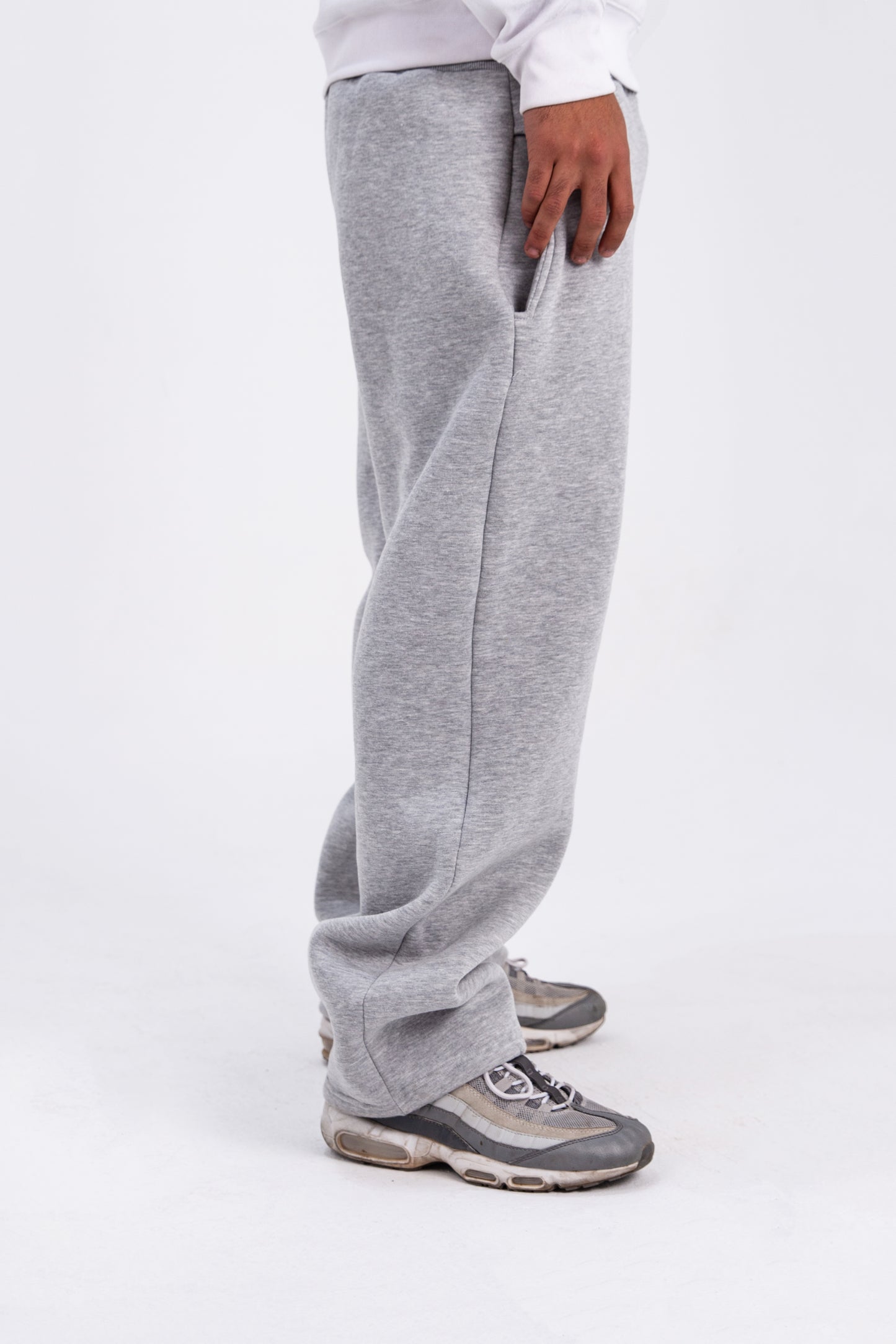 WASTED GREY SWEATPANTS